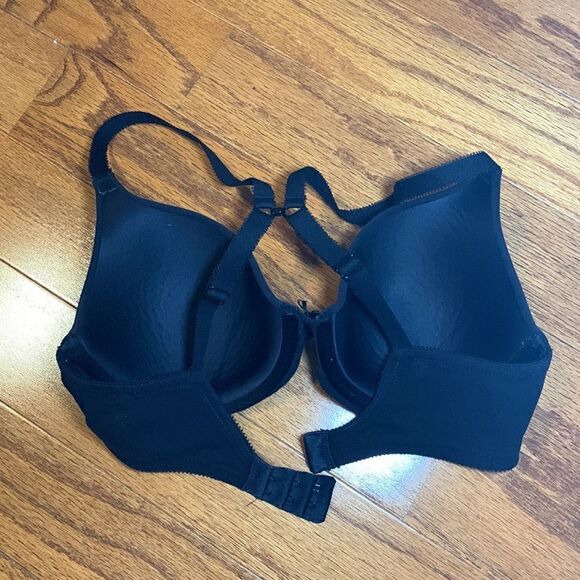 Ambrielle black 34B razor back bra lightly padded - Picture 2 of 4